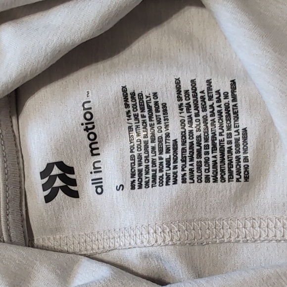 NWT All in Motion Bundle of 2 Blue & Cream Active Hoodies - Picture 11 of 13